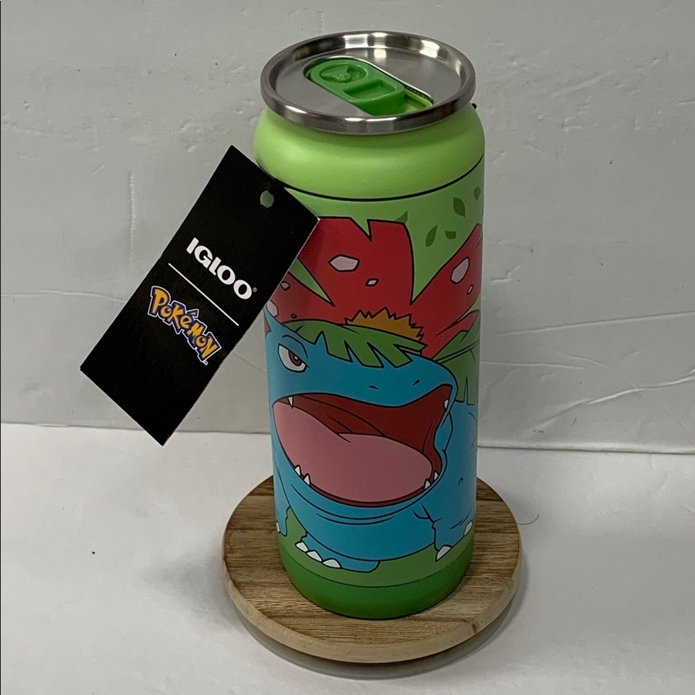 Pokémon Bulbasaur 16 Oz Tumbler Stainless Steel Can NWT